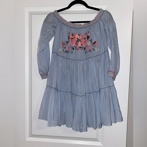 Free People embroidered dress